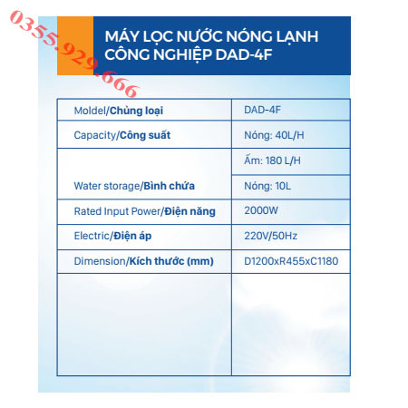 Máy nước nóng lạnh công nghiệp
